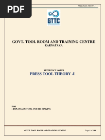 Press Tool Theory - 1