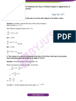 NCERT Solutions Fo Class 12 Maths Chapter 6 Exercise 6.1