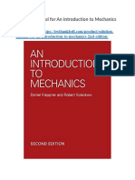 Solution Manual For An Introduction To Mechanics 2nd Edition