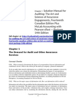 Solution Manual For Auditing The Art and Science of Assurance Engagements Fourteenth Canadian Edition Plus Mylab Accounting With Pearson Etext Package 14th Edition