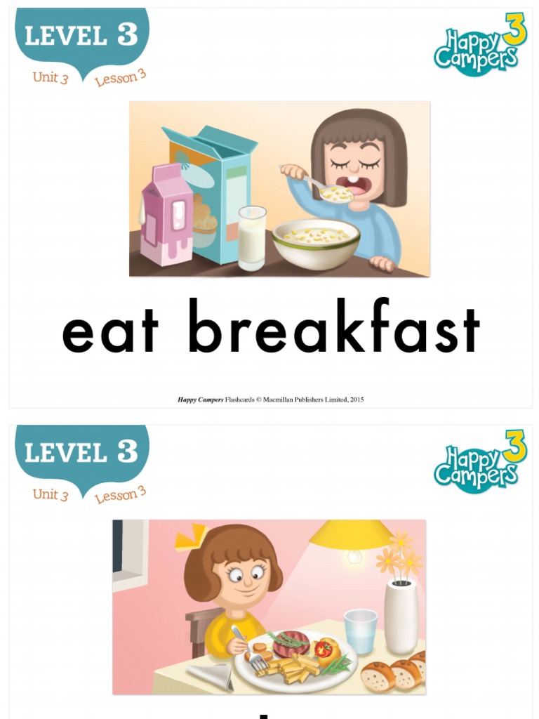 Unit 3 - Lesson 3 - Daily Routine | PDF