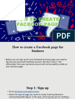 How To Create FB Page
