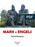 Marx y Engels Conferencias de Riazánov 