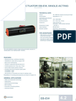 Pneumatic Actuator Eb-Ew, Single-Acting Pneumatic Actuator Eb-Ew, Single-Acting