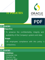 IT Policies PPT WORKING