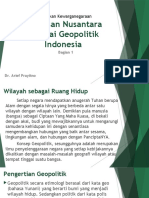 Pertemuan 12 Wawasan Nusantara Sebagai Geopolitik Indonesia Bagian 1