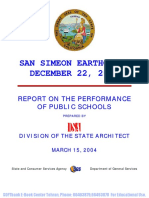 87-San Simeon Earthquake - Performance of Public School Buildings-Division of The State Architect