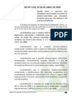 Resolução #1318, de 06 de Abril de 2020