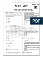 NEET Solution 7th May 23