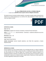 Familia Unión Convivencial Cese Atribución Del Uso de La Vivienda Familiar Plazo de Atribución Interés Superior Del Niño Obligación Alimentaria