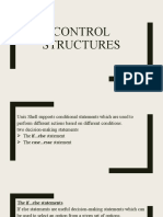 Control Structures