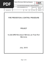 Fire Prevention & Control Procedure (Rev 1) (24-08-2019)