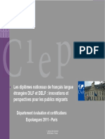 Les Diplômes Nationaux de Français Langue Étrangère DILF Et DELF (PDFDrive)