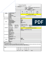 312-Data Sheet For Pressure Transmitter