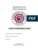 Caso Fernando Baez