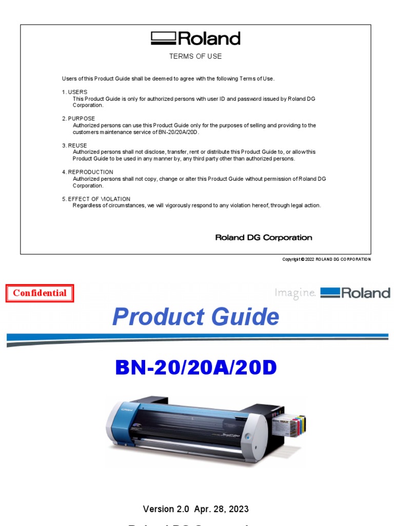 BN-20 PG en | PDF | Printer (Computing) | Printing