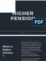 Higher Pension Discussion