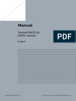 Simrad MX521A Manual