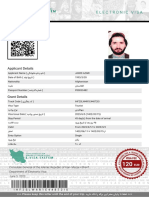 Electronic Visa: Applicant Details