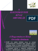 A HAGYOMÁNYOS KÍNAI ORVOSLÁS (Dr. Gombkötő Andrea 2022.10.08. Előadása) - 1