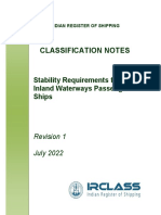 17 CN Stability Requirements For Inland Waterways Passenger Ships Rev 01 July 2022