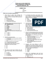 Soal Pas Fikih Kelas 7 K-13 Tapel 2022-2023