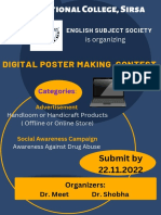 Digital Advertisemnt Poster Making