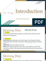 Duty Introduction 2023-Term 3