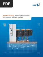 TD KSB Know How Planning Information For Pressure Booster Systems en 181205