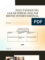 Etika Dan Tanggung Jawab Sosial Dalam Bisnis Internasional - Kel1