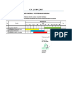 Schedule Penyerahan Barang