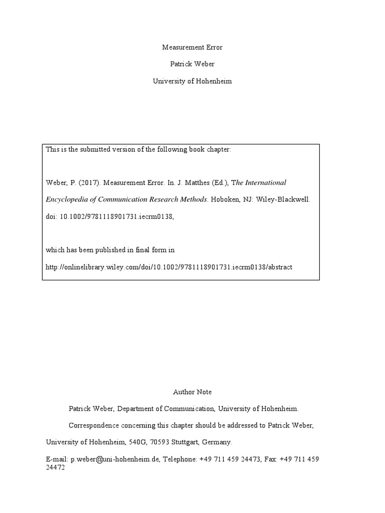 Weber 2017 submitted measurementerror pdf observational error