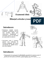 LP 7 Ex. Clinic Bilant Articular Si Muscular