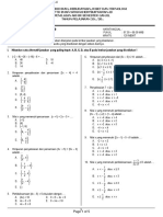 SOAL PAS MATEMATIKA WAJIB KELAS X K13 Persiapan Uas