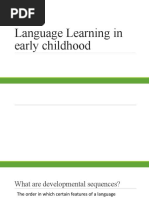 First Language Acquisition