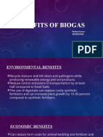 Benefits of Biogas