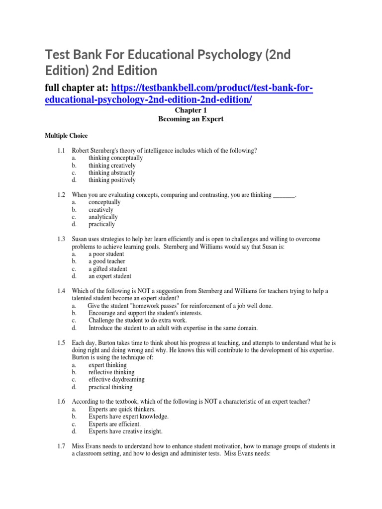 test-bank-for-educational-psychology-2nd-edition-2nd-edition-pdf