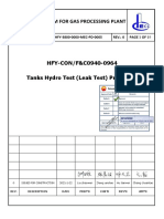 HFY-3800-0000-MEC-PD-0005 - 0 - Tanks Hydro Test (Leak Test) Procedure CODE A