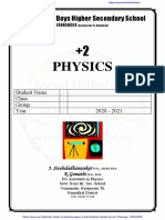 12th Physics Full Study Materil English Medium