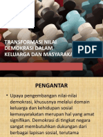 Transformasi Nilai Demokrasi Dalam Kel & Masy