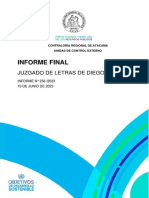 1 - Informe Final 256-23 Juzgado de Letras de Diego de Almagro Revisión de Cuenta Corriente Bancaria de Fondos de Terceros - Junio 2023