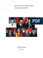 Urutan Presiden Dan Wakil Presiden Indonesia