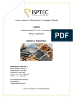 Material Properties: Instituto Superior Politécnico de Tecnologias e Ciências