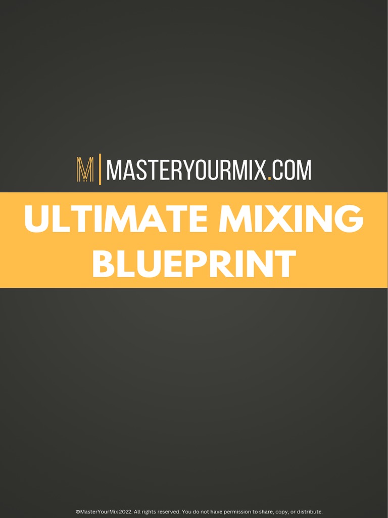 Masteryourmix Ultimate Mixing Blueprint Pdf Equalization Audio