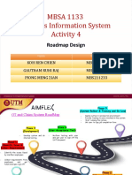 MBSA1133 Business Information System Activity 4 - Roadmap Design & DFD