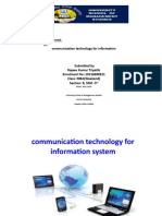 Rajeev 10216688521 Communication Technology For Information System