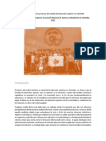 Elementos de La Crisis y Fracaso Del Modelo de Educación Superior en Colombia