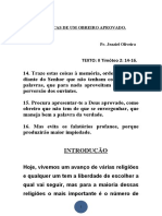 As Marcas de Um Obreiro Aprovado