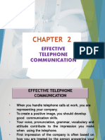 Chapter 2 Effective Telephone Communication