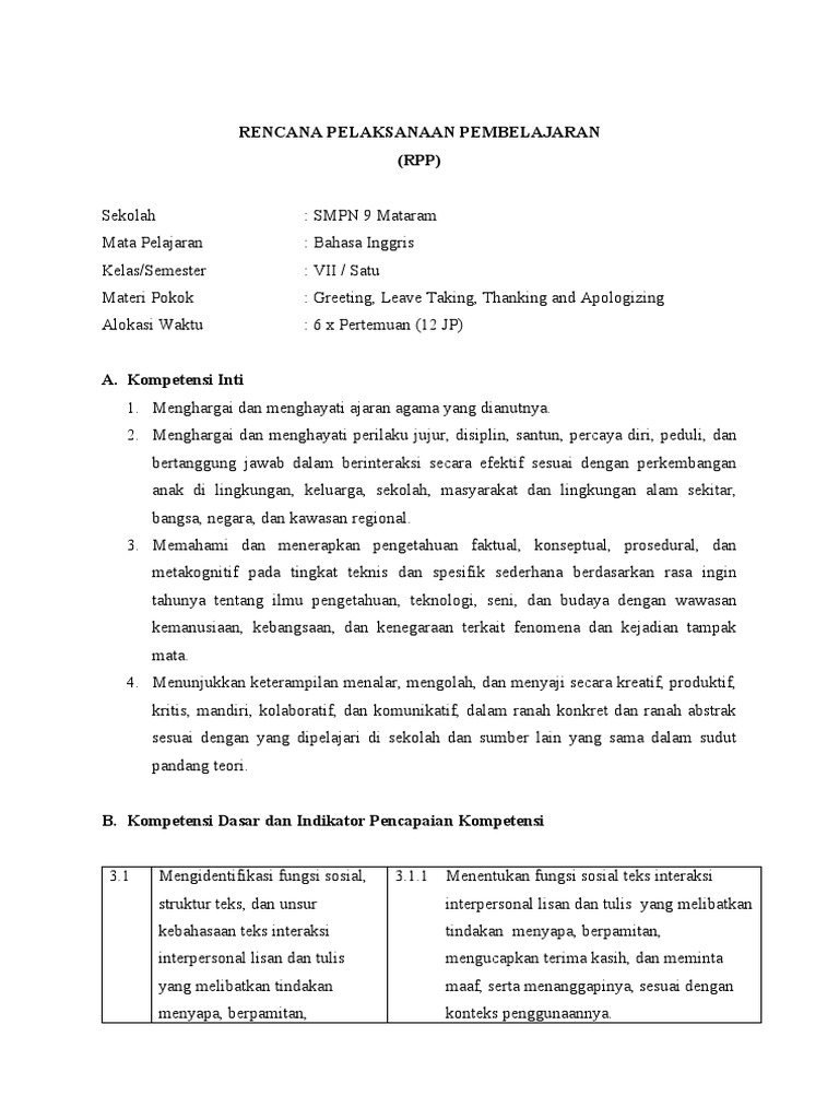 RPP Greetings PBL PDF